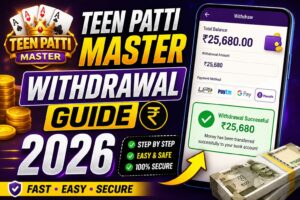 Read more about the article Teen Patti Master Withdrawal Guide 2026: UPI, Bank Transfer, Limits & Issues
