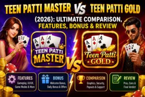 Read more about the article Teen Patti Master vs Teen Patti Gold (2026): Ultimate Comparison, Features, Bonus & Review